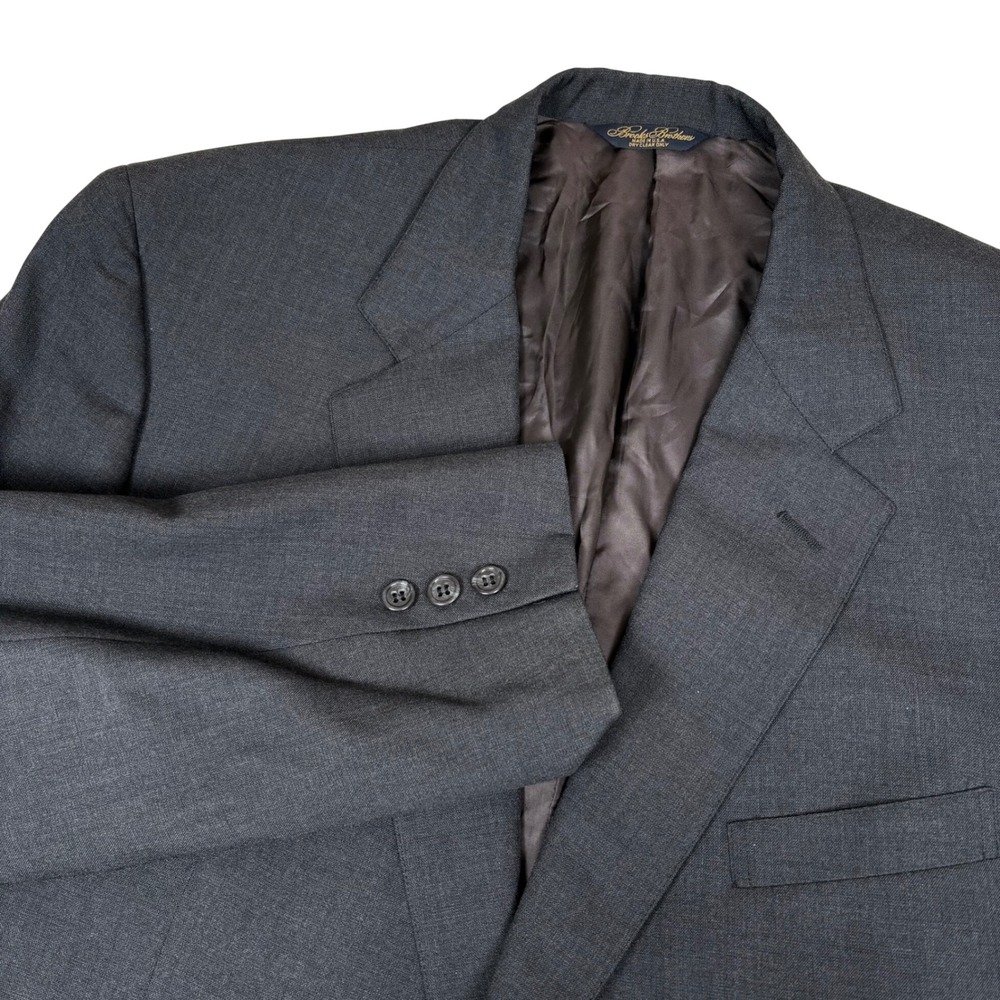 Brooks Brothers‎ Makers Brookease Gray Wool Blazer Mens 46
